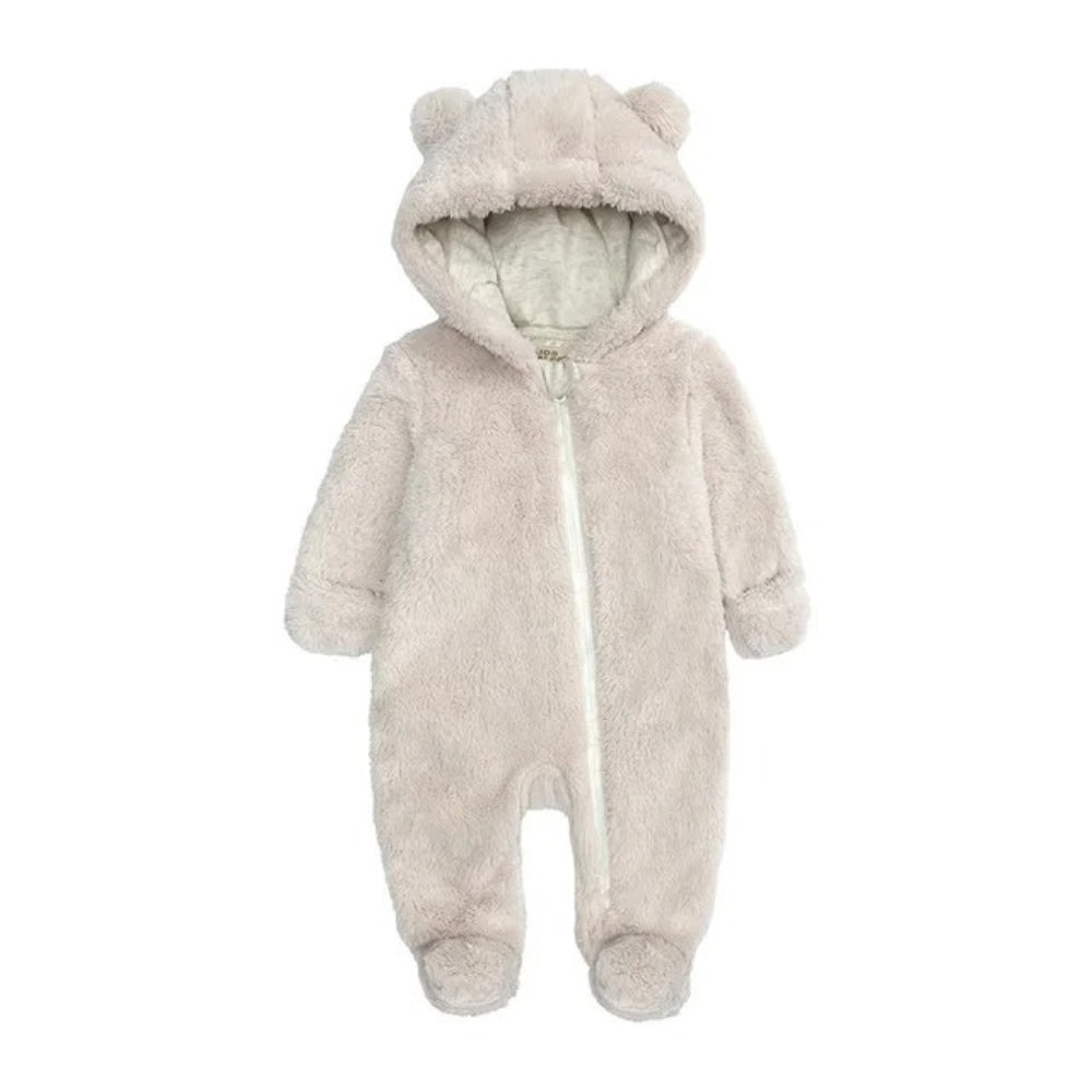 Warmer Bärenkapuzen Baby Overall Strampler