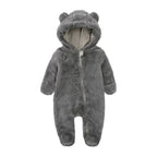 Warmer Bärenkapuzen Baby Overall Strampler