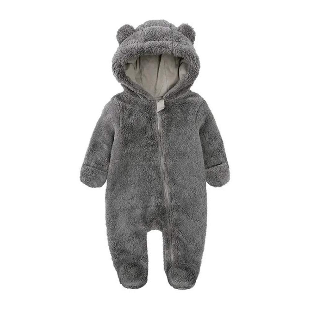 Warmer Bärenkapuzen Baby Overall Strampler