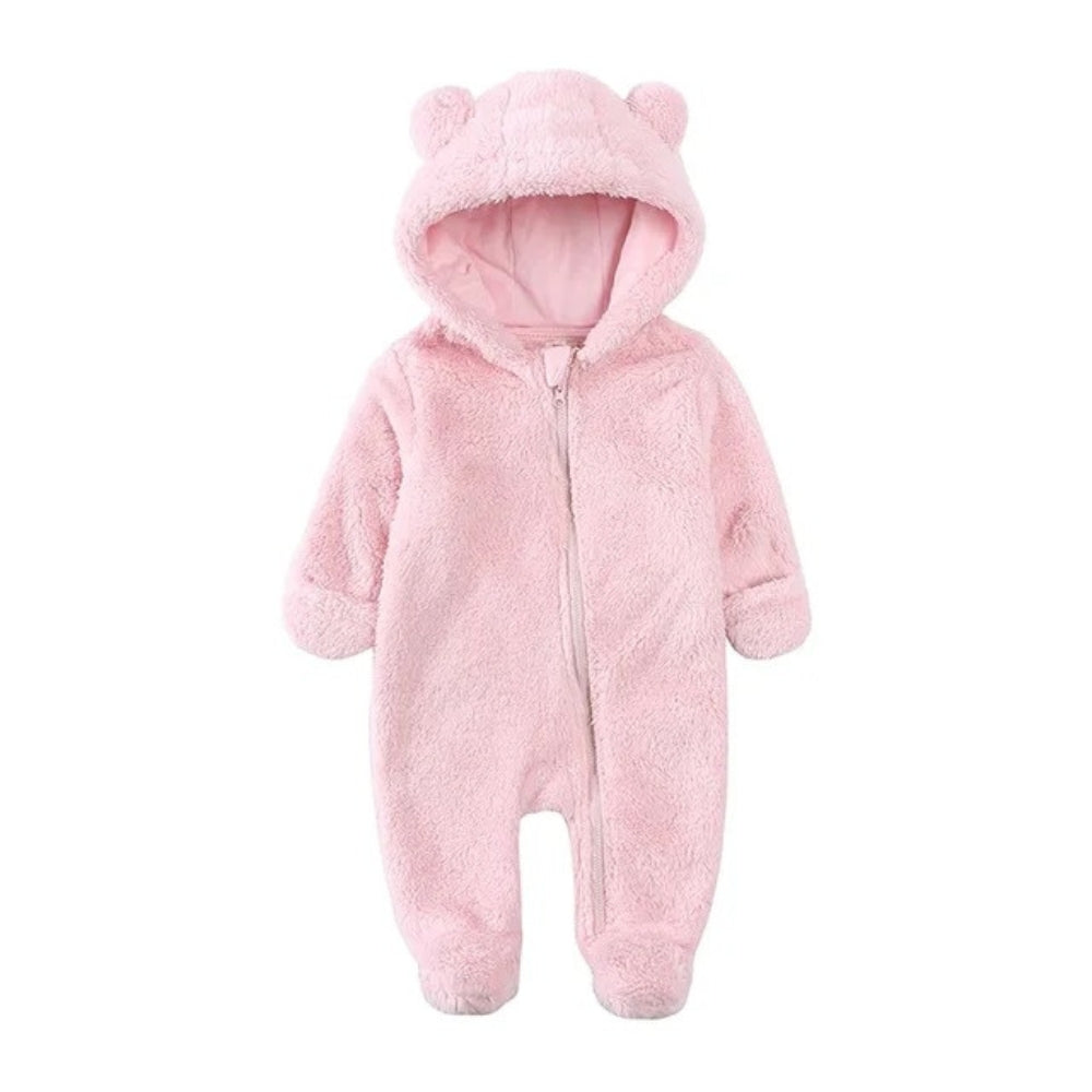 Warmer Bärenkapuzen Baby Overall Strampler