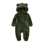 Warmer Bärenkapuzen Baby Overall Strampler