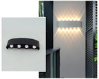 Wasserdichte LED Wandlampe - Geschmackvoll & Energie Effizient