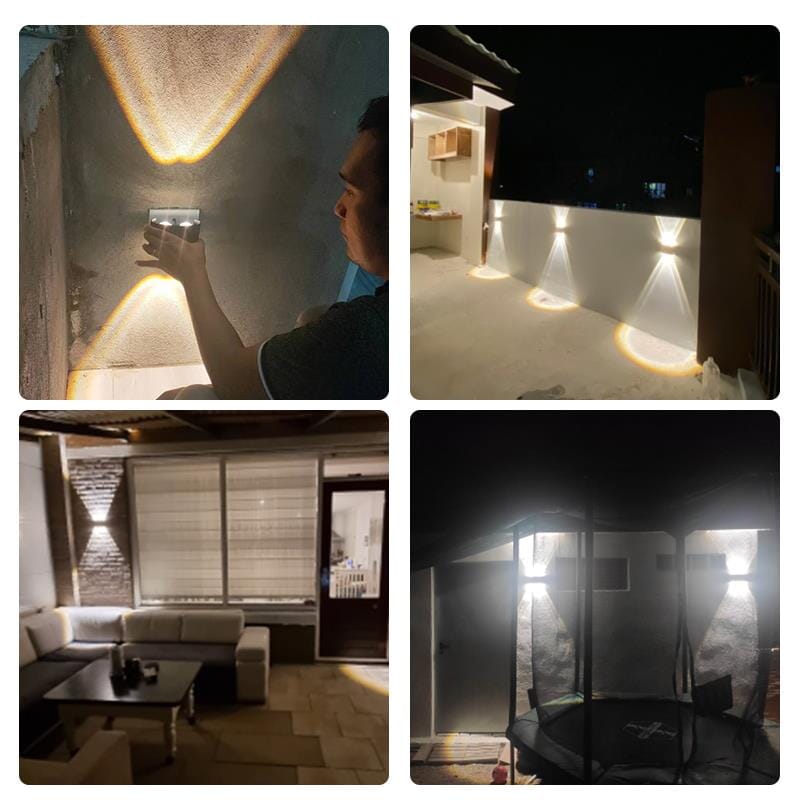 Wasserdichte LED Wandlampe - Geschmackvoll & Energie Effizient