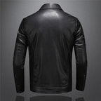 Kowa Leder-Windbreakerjacke für Herren