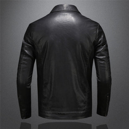 Kowa Leder-Windbreakerjacke für Herren