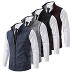 Herren Casual Fleece Herbstweste