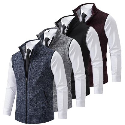 Herren Casual Fleece Herbstweste