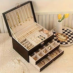 Tinker Schmuck-Organizer Box aus Leder