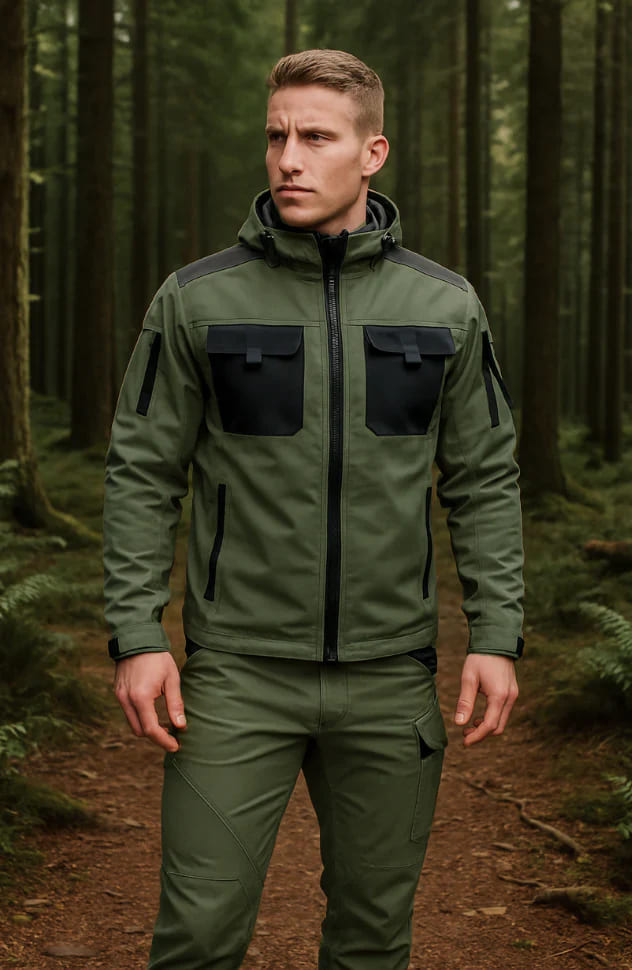 Tenorio Herren-Winddichtes Taktisches Set