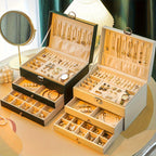 Tinker Schmuck-Organizer Box aus Leder