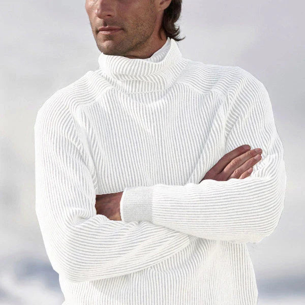 Bequeme eleganter Herren Rollkragenpullover