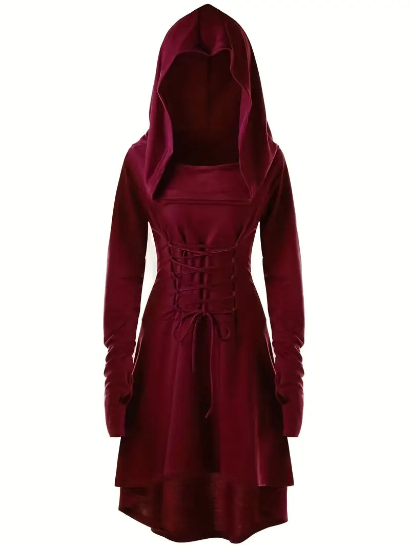 Thea Gothic Midi Korsettkleid