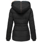 Damen gefütterte Winter Pufferjacke mit Kapuze