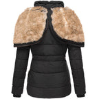 Damen gefütterte Winter Pufferjacke mit Kapuze