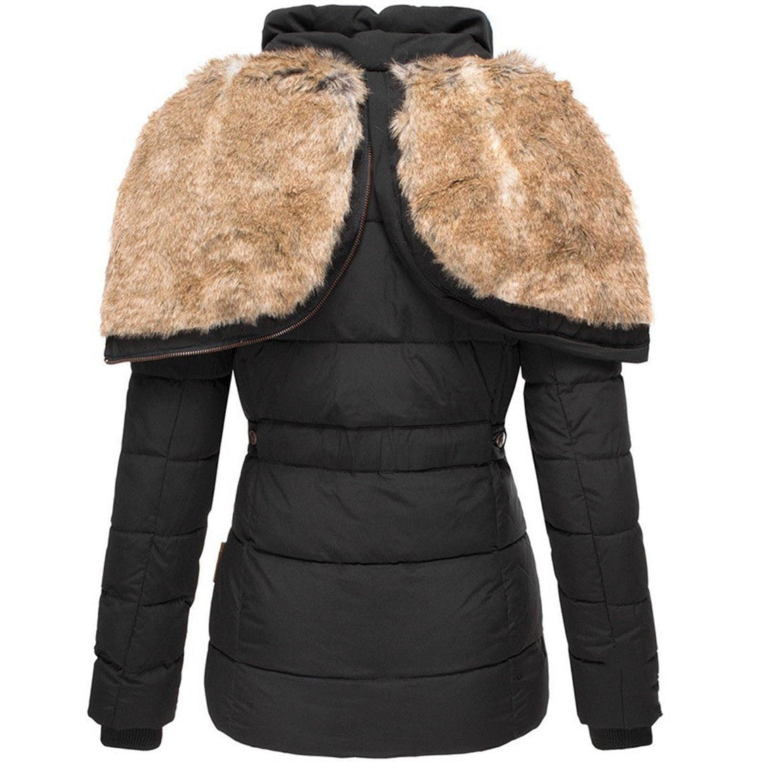 Damen gefütterte Winter Pufferjacke mit Kapuze