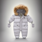 Gepolsterter Baby Schneeanzug mit Fleece-Futter