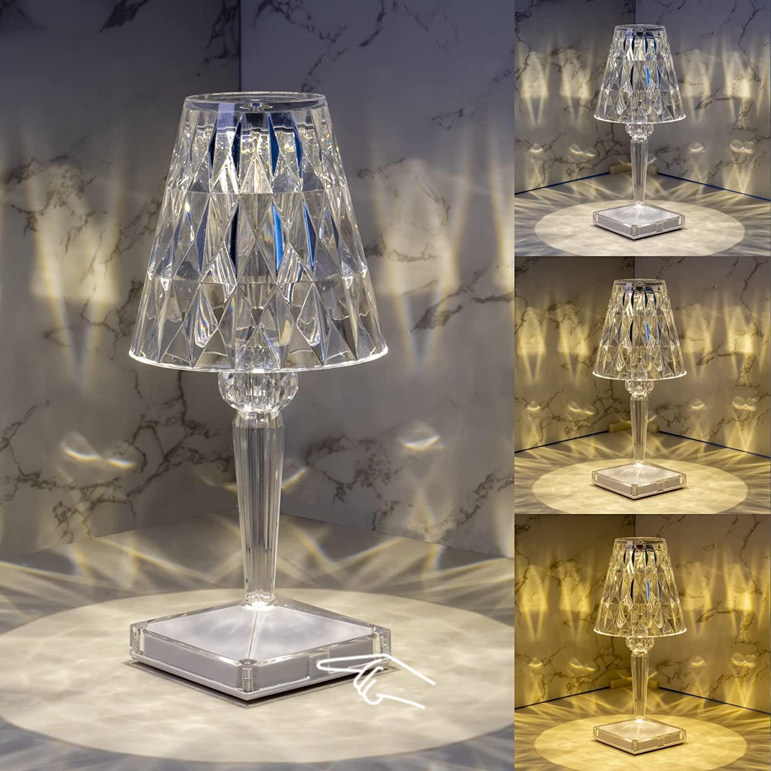 Flamo Crystal Designer Lampe