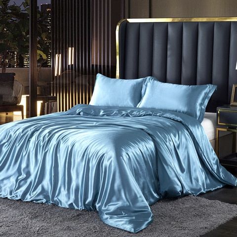 Leila Luxus Satin Bettwäsche Set