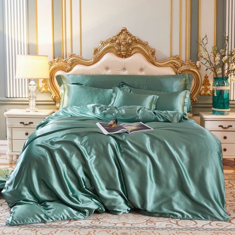 Leila Luxus Satin Bettwäsche Set