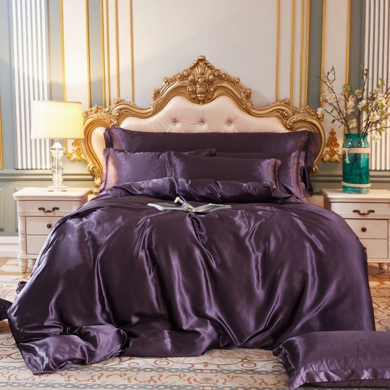 Leila Luxus Satin Bettwäsche Set