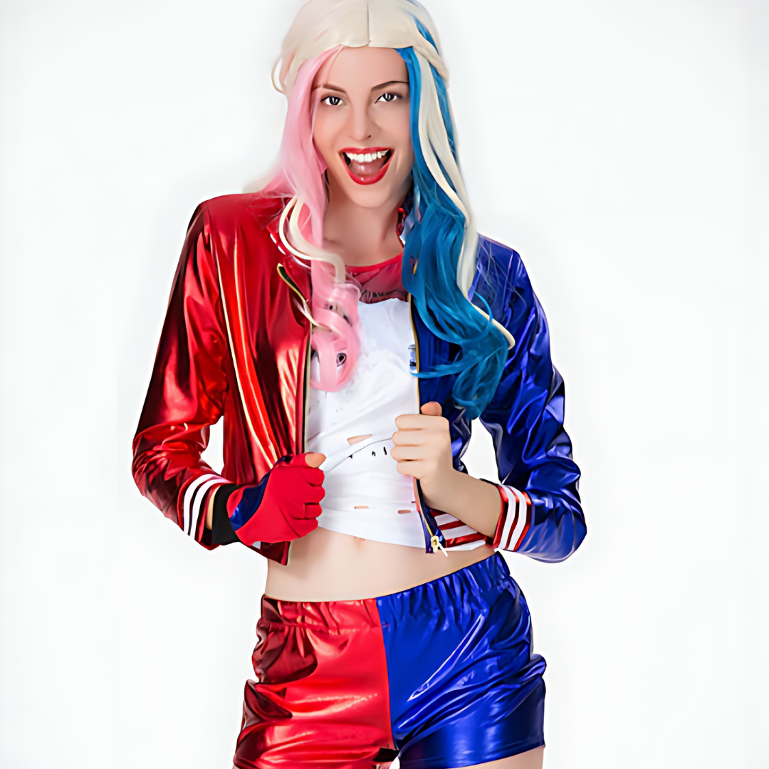 Harley Clown Halloweenkostümset