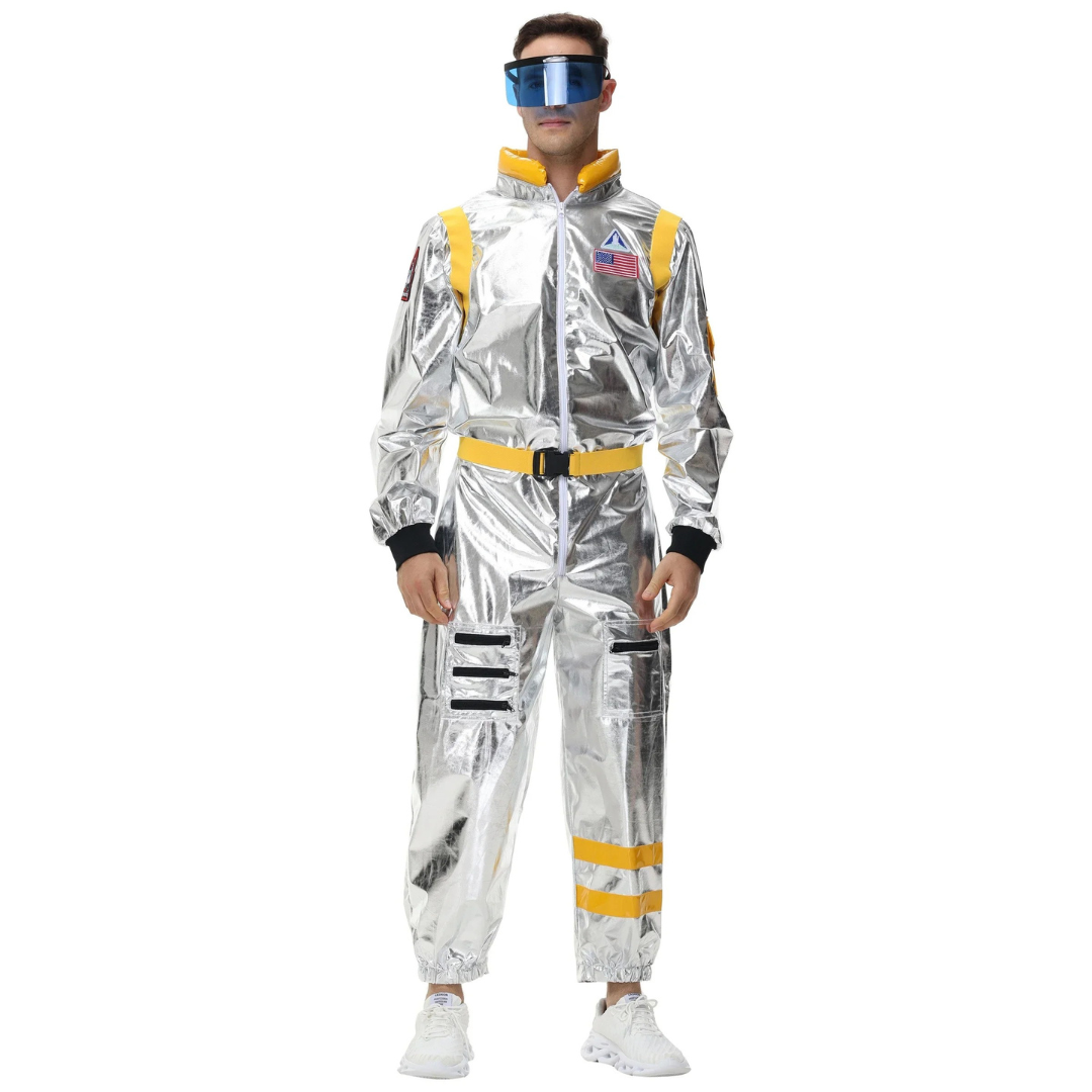 Metallischer Halloween Space-Overall