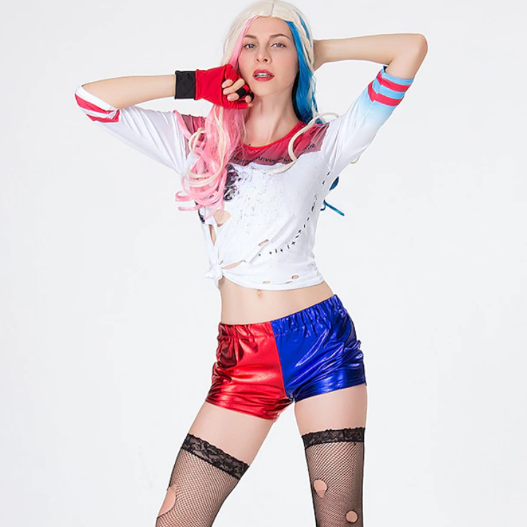 Harley Clown Halloweenkostümset
