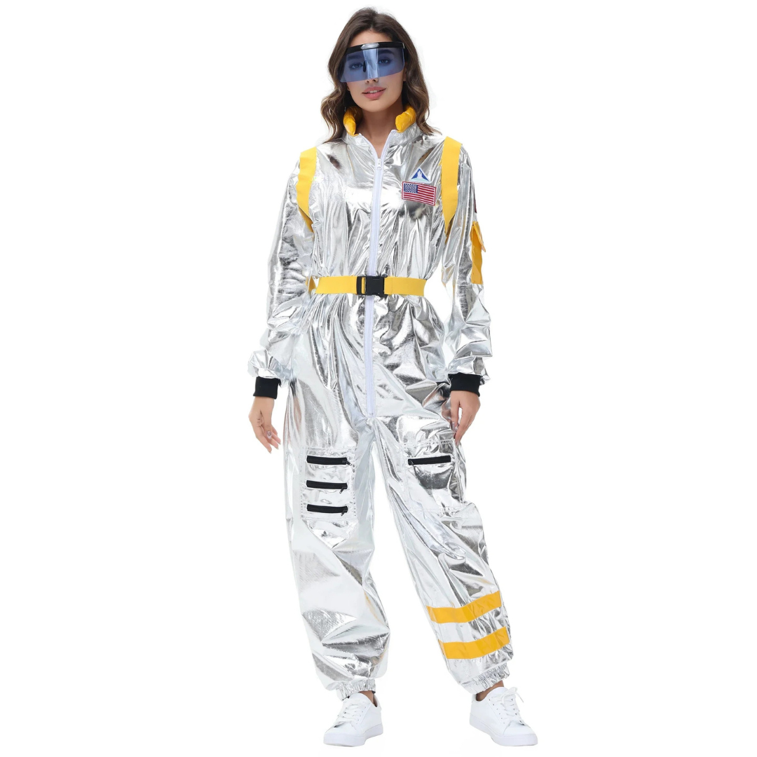 Metallischer Halloween Space-Overall
