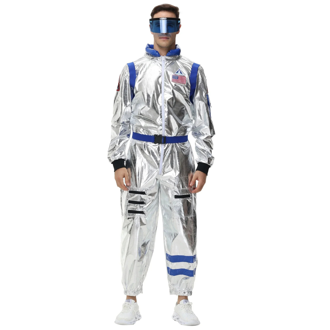 Metallischer Halloween Space-Overall