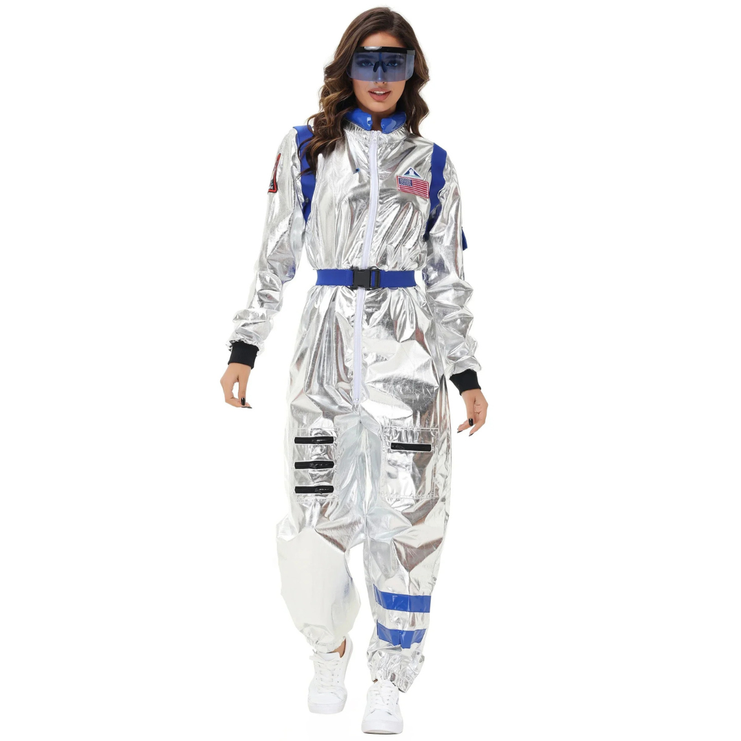 Metallischer Halloween Space-Overall