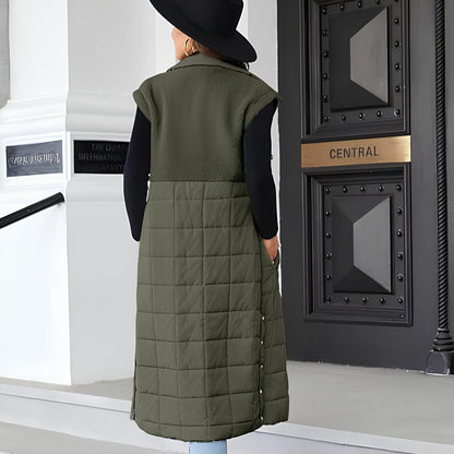 Tumiko Long Fleece-Weste
