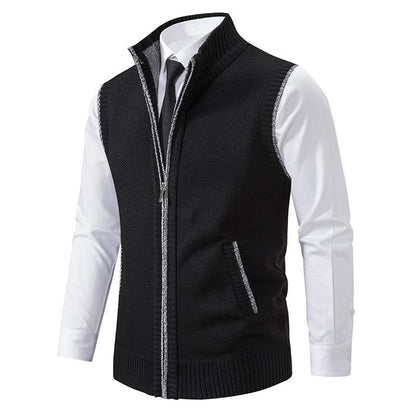Herren Casual Fleece Herbstweste
