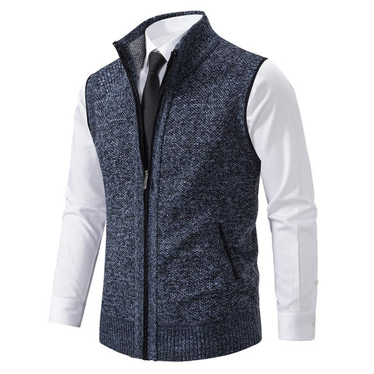 Herren Casual Fleece Herbstweste